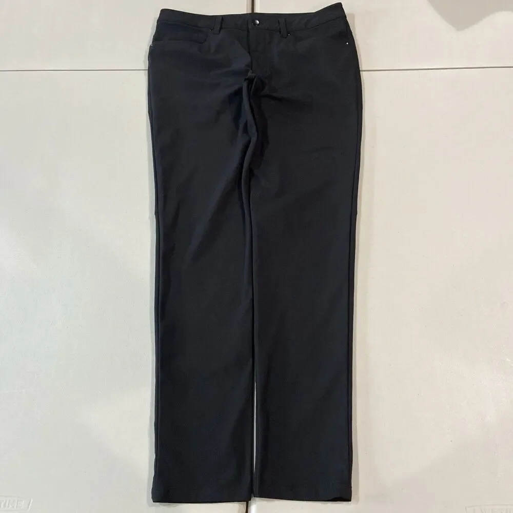 Lululemon Pants Men 32x33 Black Commission ABC 6 Pocket Warpstreme E40416